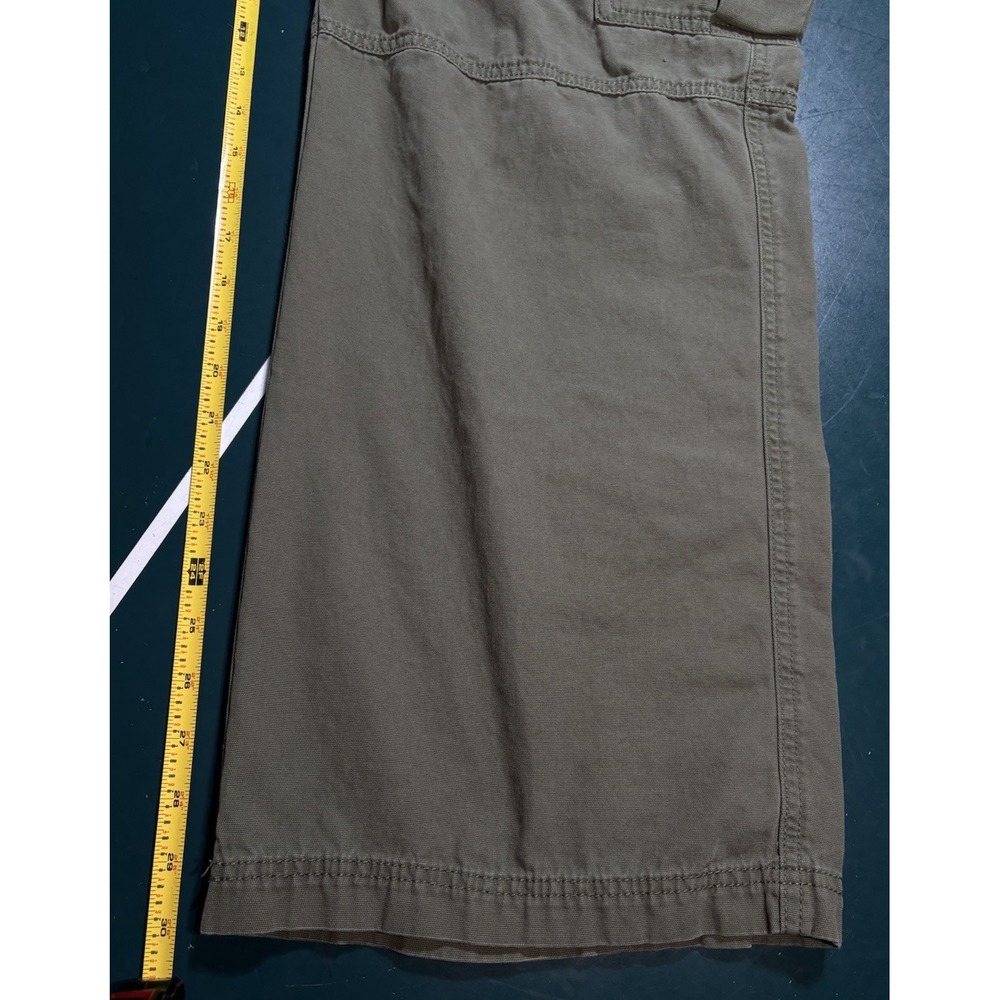 Aeropostale Cargo Pants Womens XL Green Utility Baggy Wide Leg Loose Y2K Relaxed - Picture 13 of 14